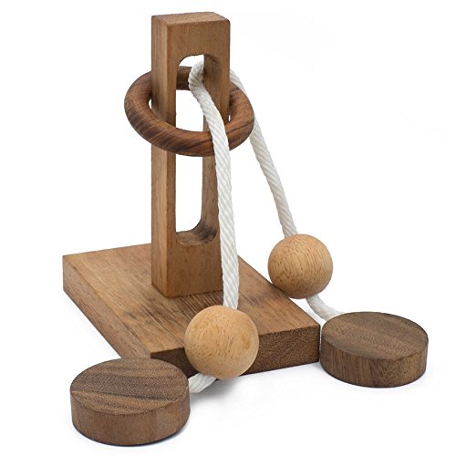 Oliver String Wooden Puzzle Brain Teaser