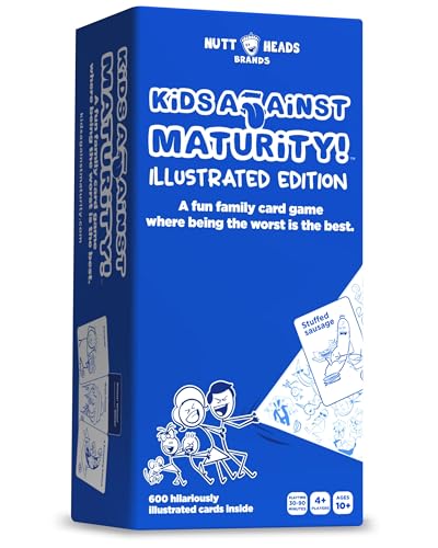Kids Against Maturity: Funny Family Card Game for Kids & Adults | Hilarious Party Game for Family Game Night | Fun Family Game for Kids Ages 10+