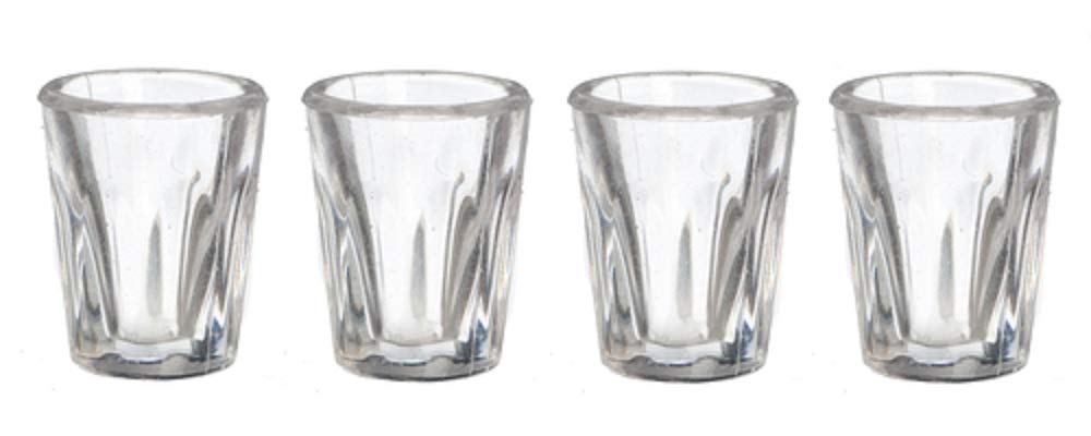 Dollhouse Miniature 4 Pc Bistro Glasses Set #G7263
