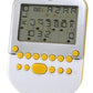 Mattel Big Screen Solitaire - White/ Silver with Yellow Accents