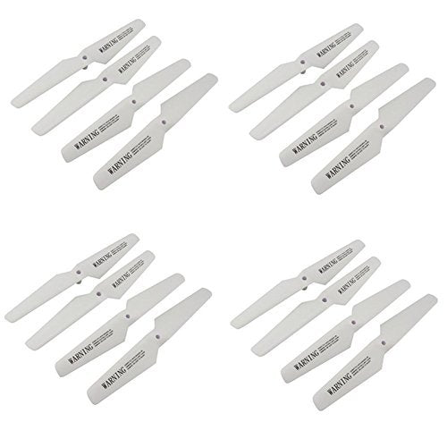 Sea Jump Accessories for Syma X5C X5C-1 X5S X5SC X5SW 4set=16pcs White Propeller Main Blades Spare Parts for Quadcopter Helicopter Drone