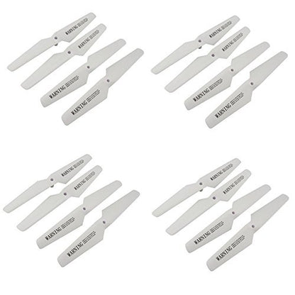Sea Jump Accessories for Syma X5C X5C-1 X5S X5SC X5SW 4set=16pcs White Propeller Main Blades Spare Parts for Quadcopter Helicopter Drone