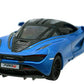 KiNSMART McLaren 720s 5 Inch 1:36 Scale Die Cast Metal Model Toy Super Sports Car (Blue)