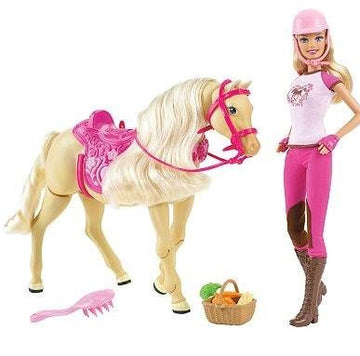 Barbie Tawny Walking Horse & Doll Set