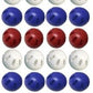 WIFFLE® Ball USA Bulk Pack of 24 Balls Includes 8 Each Patriotic Red White and Blue Balls for Backyard Fun with Kids and Adults -American Made Ball