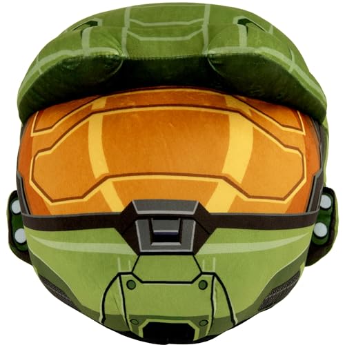 Club Mocchi-Mocchi- Halo Plush - Master Chief Helmet Plushie - Collectible Halo Figures - Soft Plush Toys - Collectible Squishy Pop Culture and Video