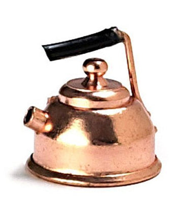 Dollhouse Miniature 1:12 Scale Old Fashioned Kitchen Accessory Copper Kettle