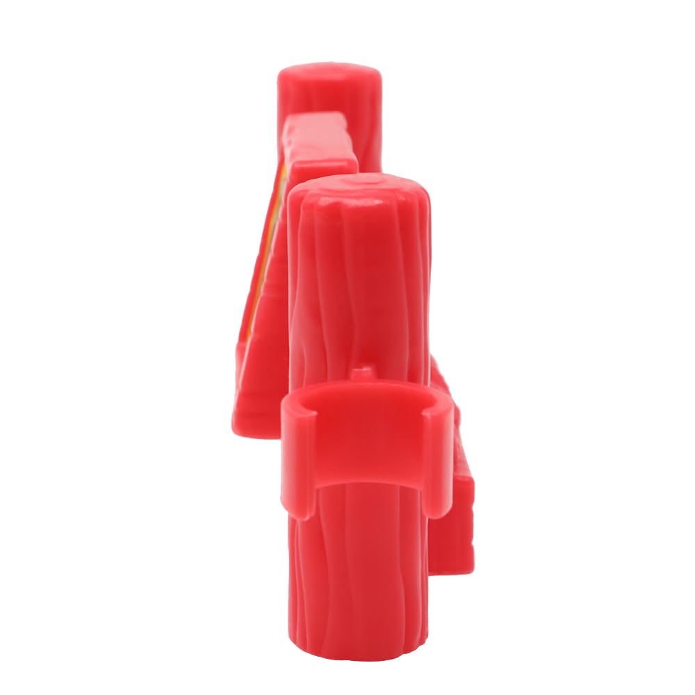 Fisher-Price Replacement Part for Collectible Little People Animal Sounds Zoo Farm Safari Playset 77949 - Replacement Red Fence Post with Bird Sticker