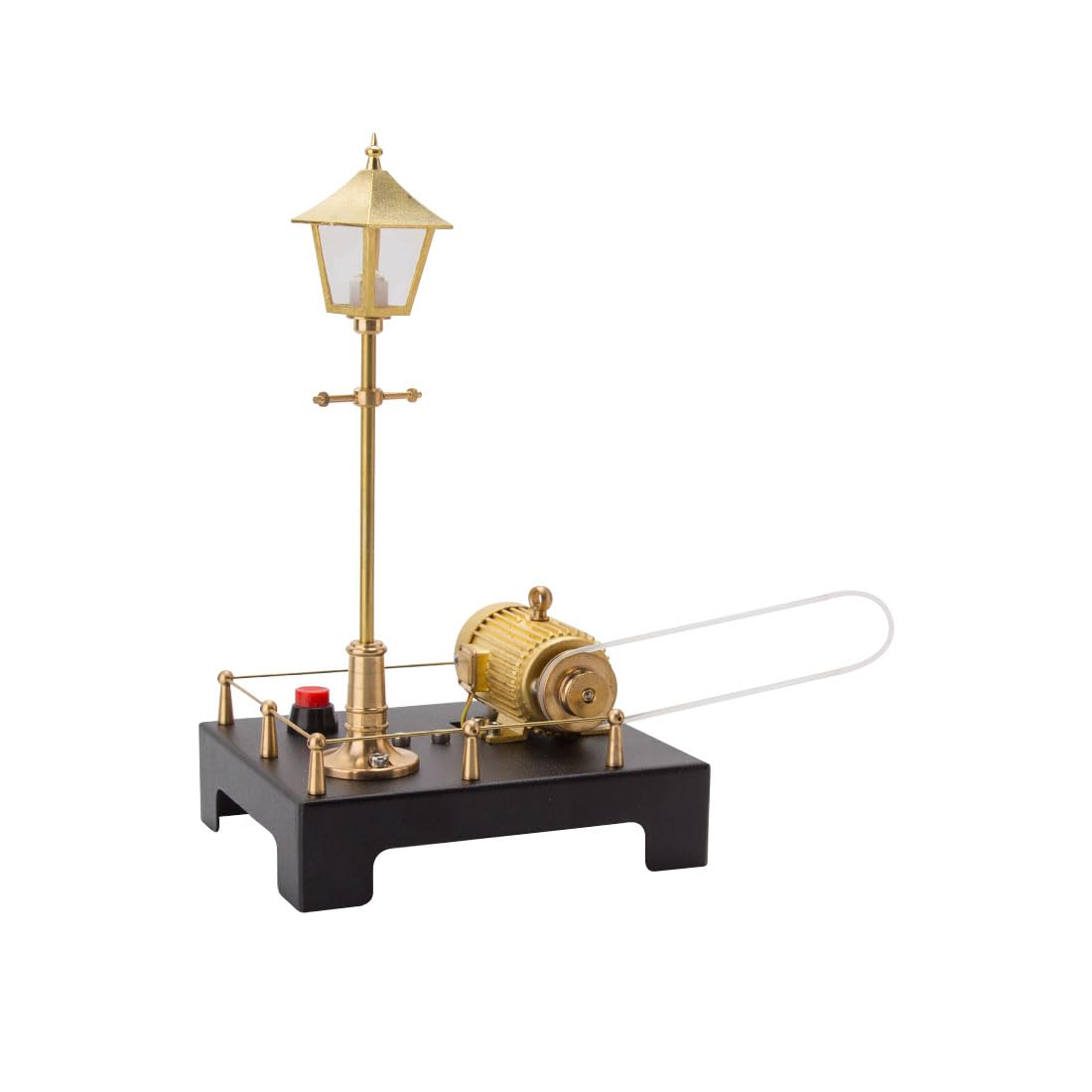 WOWOBONTOY Mini Steam Generator and Lamp Scene Model, DIY Steam Beam Engine Model Accessories for Steam Engine Model, Build Your Own Engine Kit