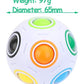 Magic Rainbow Ball Puzzle Fidget Stress Relief Ball Brain Teasers Games 12Holes
