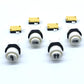 Arcity 4 Pcs/Lot Arcade Coin Button Game Start Push Button + 1P 2P Player Single Double Style Type American with Microswitch Jamma MAME Machine