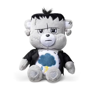 Care Bears Universal Monsters Fun Size Plush - Black & White - Grumpy Bear as Frankenstein
