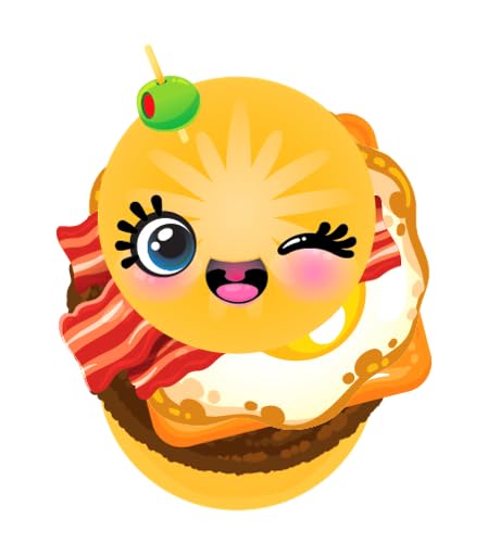 Puffy Puffs (10 Pack) - 3D Collectible Puffy Characters for Kids, 70+ Reusable Stickers to Create 100s of Fun Foodie Creations - Craft, Classroom