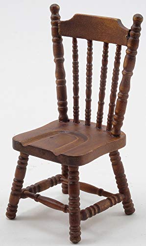Classics by Handley Dollhouse Miniature Walnut Side Chair