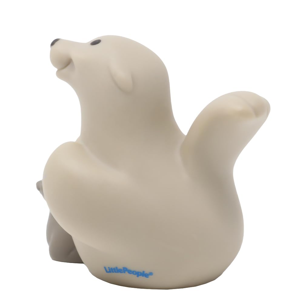 Fisher-Price Replacement Part for Collectible Little People Safari Circus Animal Zoo Playset 2552 - Replacement Gray Seal Figure with Baby Letter S