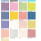 21 Felt Sheets - 12X12 inch Spring Colors Collection - Made in USA - Merino Wool Blend Felt - OTR Felt