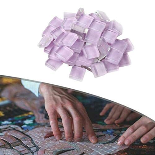 BestTeam Craft Material Mosaic Tile, Micro Glass Tiny Mini Mosaic Tile DIY Hobbies Children Handmade Crystal Free Stone Craft Material Creativity 300g