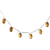 Fun Express 40" Halloween Doll Head String Lights, Home Decor, Halloween Party Decoration