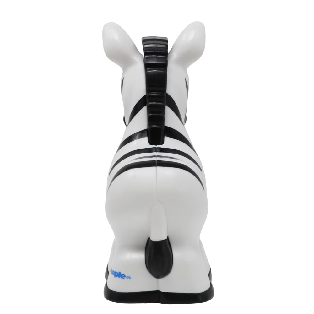 Fisher-Price Replacement Part for Collectible Little People Alphabet Fun Zoo Safari Farm Playset JGR92 - Replacement Letter Z Black and White Zebra