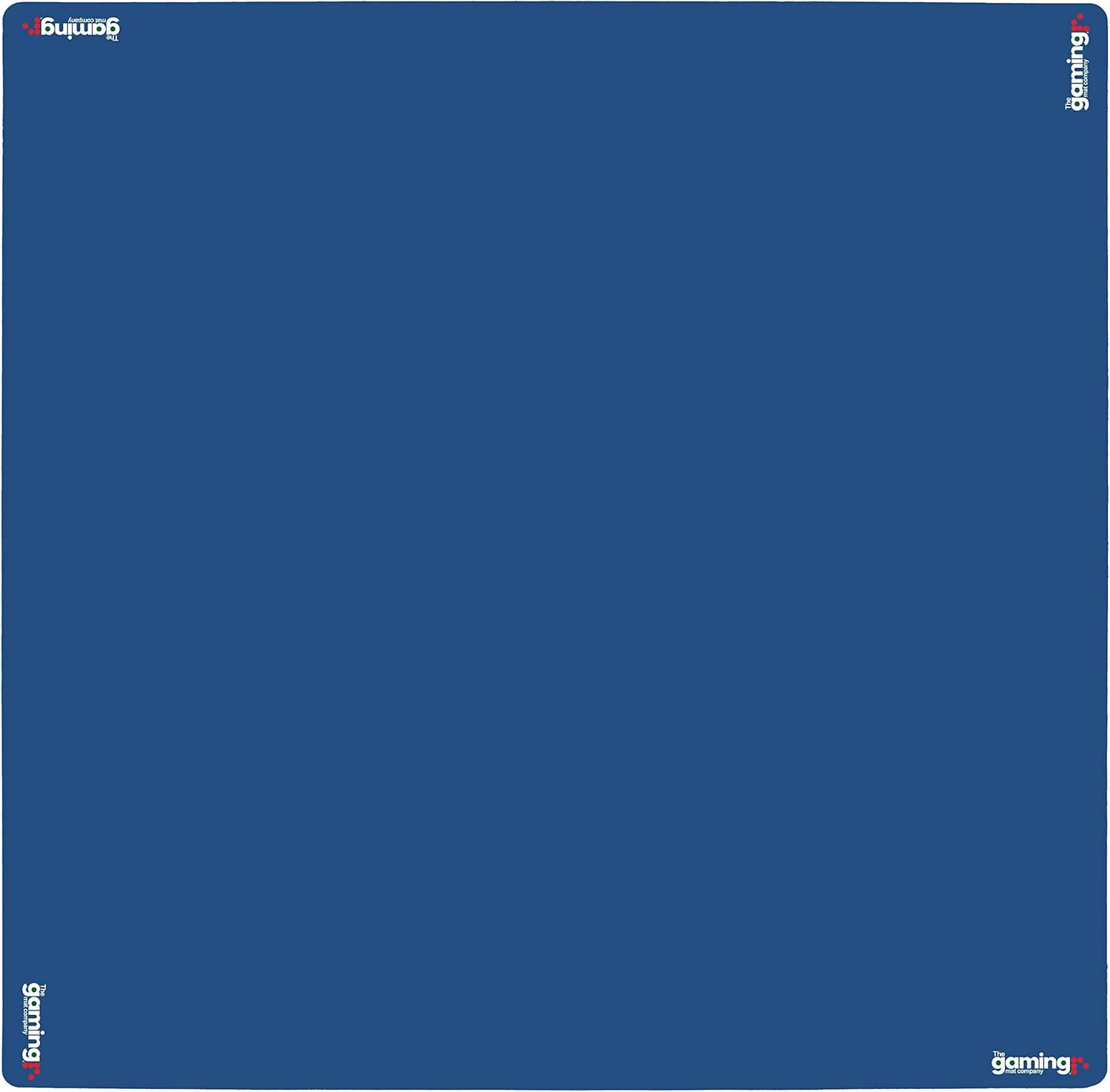 The Gaming Mat Company Mahjong Mat. 33" x 33" Blue with Stitched Edge Premium Square Playmat for Poker, Dominoes & Bridge, Professional Mahjong Table