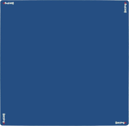 The Gaming Mat Company Mahjong Mat. 33" x 33" Blue with Stitched Edge Premium Square Playmat for Poker, Dominoes & Bridge, Professional Mahjong Table