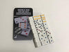 Double 6 Color Dot Dominoes,Set of 28 Dominoes Game Case Color May Vary