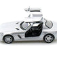 KiNSMART - Mercedes-Benz SLS AMG 1:36 Scale 5" Die Cast Metal Model Toy Car (Silver)