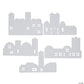 Fun Express DIY Paper Holiday Village - Craft Kits - 12 Pieces