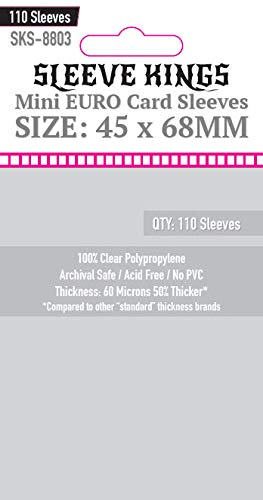 Gloomhaven + Forgotten Circles + Solo Compatible Sleeve Bundle (8803 X 10 + 8810 X 8 + 8838 X 1)