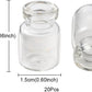 10Pcs Dollhouse Glass Jars Miniature: 1/12 Scale Glass Bottles Food Container for Kitchen Restaurant - Mini Canister Empty with Cork?Dollhouse