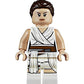 LEGO Star Wars The Rise of Skywalker Minifigure - Rey in White Robe (with Lightsaber and Display Stand) 75250