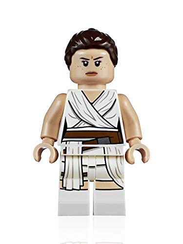 LEGO Star Wars The Rise of Skywalker Minifigure - Rey in White Robe (with Lightsaber and Display Stand) 75250