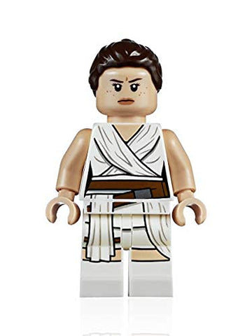 LEGO Star Wars The Rise of Skywalker Minifigure - Rey in White Robe (with Lightsaber and Display Stand) 75250