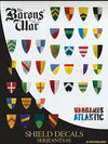 Barons' War Shield Decals (03): Serjeants 01