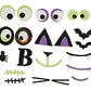 Funiverse Mega Bulk Pack 126 Piece Foam Halloween Pumpkin Decorating Craft Kit Stickers - Makes 16 Pumpkins (Pumpkins Not Included)