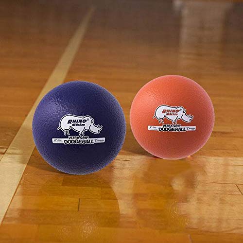 Champion Sports Rhino Skin Low Bounce Ultra Grip Dodgeball Set