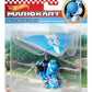 Hot Wheels Mario Kart Character Gliders -Bundle of 4: Bowser, Light?Blue Yoshi, Mario & Toad | Die?Cast Figures with Glider Attachments | Display