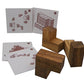 Soma Cube Puzzle Wooden with 50 Playing Cards 3D Brain Teaser Large Size