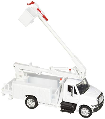 International 4200 Line Maintenance Service Truck White Long Haul Trucker Series 1/43 Diecast Model by New Ray
