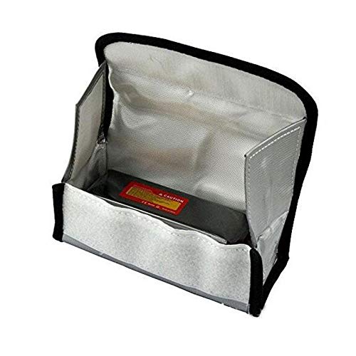 sccsport 4pcs Lipo Battery Fireproof Explosion Proof Bag Storage Guard Safe Pouch 185mm…