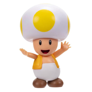 SUPER MARIO Mini Action Figure 2.5 Inch Yellow Toad Collectible Toy