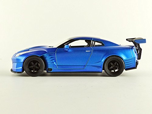 Jada Fast & Furious 1:24 2009 Brian's Nissan GT-R R35 Ben Sopra Die-cast Car, Toys for Kids and Adults