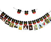 CHuangQi Mouse Themed Birthday Party Photo Banner & “ONE” High Chair Banner, NB to 12 Month Photo Banner, 1st Birthday Supplies, Baby Shower