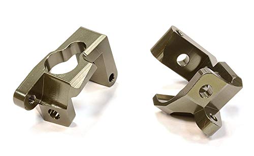 Integy Grey Billet Machined Caster Blocks for HPI Ken Block WR8 3.0