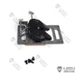 Metal Movable Fifth Wheel Kingpin for Lesu 1/14 Rc Model Tractor Truck Trailer