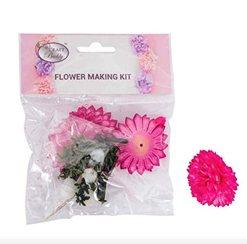 Craftbuddy US Flower Making Kit - Chrysanthemum - Fuschia - BB02FS, Crafting