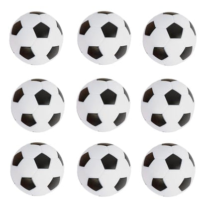 zeyce Pack of 9 Foosball Balls Mini Soccer Balls - Small Soccer Ball Replacements for Foosball Table Fun Home Recreation