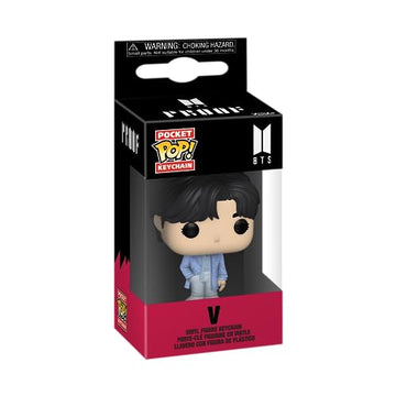 Funko POP! Keychain: BTS - V Novelty Keyring - Collectable Mini Figure - Stocking Filler - Gift Idea - Official Merchandise - Music Fans - Backpack