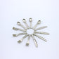 12 Pcs Silver 1/12 Miniature Silverware Knife Fork Spoon 12Pcs Set Dollhouse Decoration Accessories, Miniature Dollhouse mini Knives for Cupcake