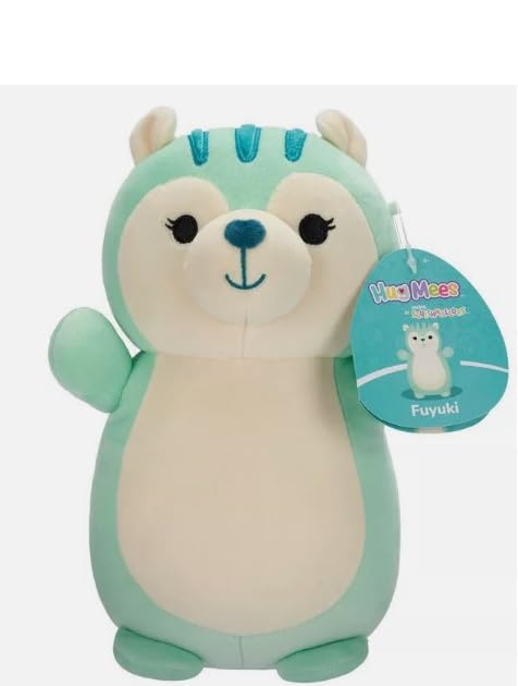 Squishmallows Original 10 inch HugMees Fuyuki The Squirrel - Medium-Sized Ultrasoft Official Jazwares Plush, Great Gift for Kids, Girls, Boys - Visit